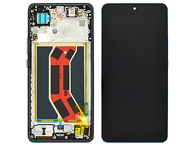 realme realme GT 7T 5G - Lcd + Touch Screen + Frame + Tasti Laterali IceSense Blue