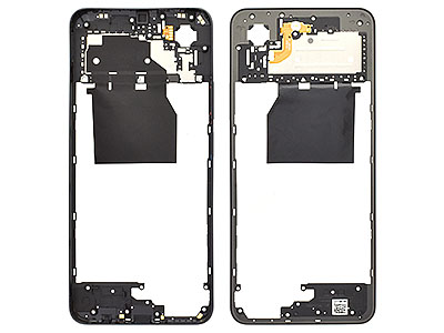realme realme Note 70T 4G - Rear Cover + Flash + Tasto Volume Obsidian Black