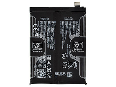 realme realme GT 7 Pro 5G - BLPB33 Batteria 6500  mAh Li-Ion + Adesivo **Bulk**