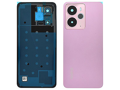 realme realme 14 5G - Cover Batteria + Vetrino Camera + Adesivi Warrior Pink