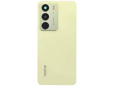 realme Realme C75 - Cover Batteria + Vetrino Camera + Adesivi Lightning Gold