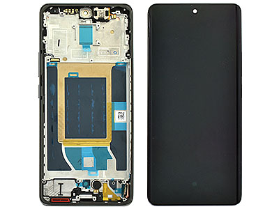 realme realme 14 Pro 5G - Lcd + Touch Screen + Frame + Tasti Laterali Suede Grey