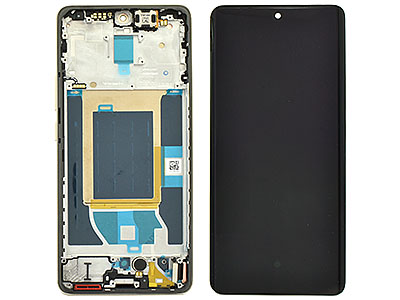 realme realme 14 Pro 5G - Lcd + Touch Screen + Frame + Tasti Laterali Pearl White