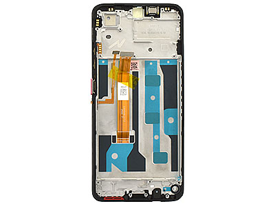 realme Realme C75 - Lcd + Touch Screen + Frame + Tasto Power Ruby Red