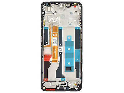 realme realme C75 5G - Lcd + Touch Screen + Frame + Lettore Di impronta Storm Black