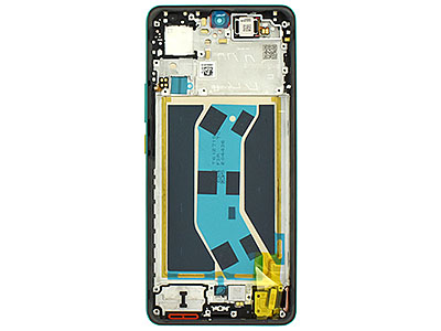 realme realme GT 7 5G - Lcd + Touch Screen + Frame + Tasti Laterali Green