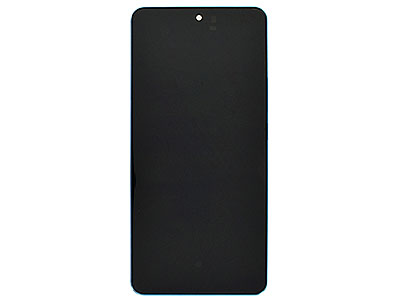 realme realme GT 7T 5G - Lcd + Touch Screen + Frame + Tasti Laterali IceSense Blue